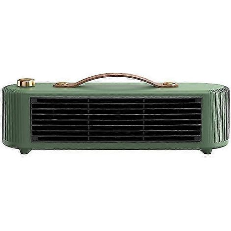 Chauffage électrique à faible consommation d'énergie, 2 modes, silencieux, avec ventilateur en céramique, idéal pour le salon et la chambre. Thermostat réglable, protection contre la surchauffe, 800 W (1/4)