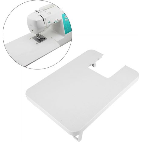 Mini-Tischnähmaschine aus ABS-Kunststoff mit Anschiebetisch und Verlängerungsplatte (1/5)