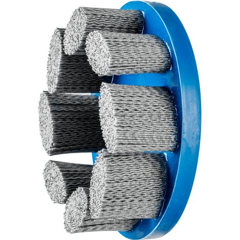 PFERD TOOLS COMPOSITE FLEX Tellerbürste DBU Ø 150x22,2 mm Bohrung SiC-Filament-Ø 1,10mm Korn 120 stationär