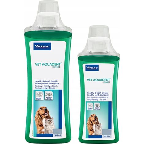 Virbac Vet Aquadent Fresh für Hunde und Katzen 250 ml