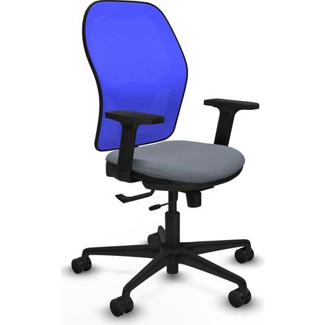 Silla ergonómica piqueras y crespo Jorquera azul malla (1/2)