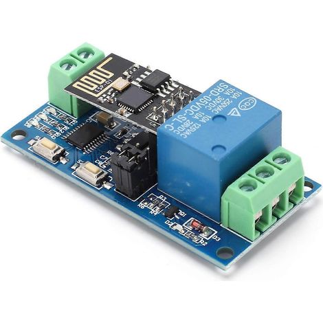 Module relais Wi-Fi unidirectionnel pour application smartphone Android, interrupteur de télécommande sans fil, 5 V ESP8266 (1/4)