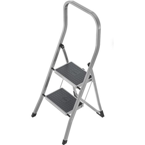Hailo 4352-101 K45 Escabeau de cuisine avec support haut Anthracite