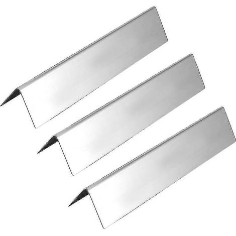 Lot de 3 plaques chauffantes de rechange pour barbecue à gaz Weber Spirit et série Genesis Silver (1/4)