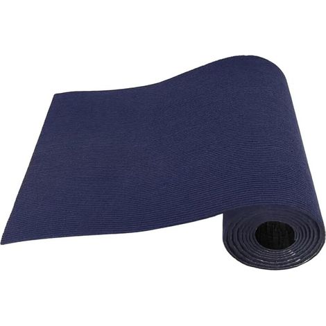 Tapis griffoir pour chat 40 x 200 cm – Autocollant et découpable – Pour marches, canapés et coins (bleu foncé) (1/5)