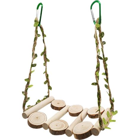 Jouet à mâcher pour perroquet, balançoire, jouet à mâcher résistant pour oiseaux, accessoire pour cage à oiseaux
