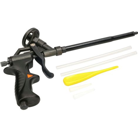 KOTARBAU Pistolet à mousse avec revêtement en téflon PTFE pour mousse de construction, mousse de montage, inoxydable (1/5)