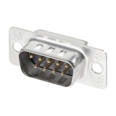 Embase SUB-D mâle Nombre de pôles: 9 TE Connectivity AMPLIMITE HD-20 5-747904-2 180 ° fût à souder 1 pc(s) Q414321 (1/3)