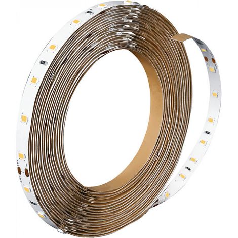 LED-Streifen 24V DC 70 LEDs/m 9.3W 5m Breite 8mm Schnitt alle 10cm CorePro  6500K Kaltweiß