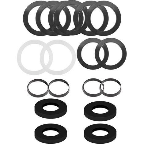 18pcs Kit Joint Siphon Evier Lavabo Pour Tuyau D’évacuation De Cuisine Diametre Dn40 40 mm G1½ Joints Siphon D'évacuatio évier Coin Plats Et Comprend (40mm 18pcs) (1/5)