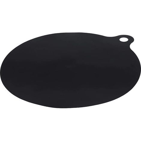 Silikon-Induktionskochfeldmatte, Wärmedämmmatte, Induktionskochfeldmatte, Kratzschutzmatte für Induktionskochfeld, Arbeitsplatte, Küchenutensilien (rund) (1/4)