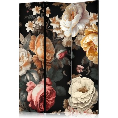 Biombo decorativo artgeist vintage negro 135x172 cm