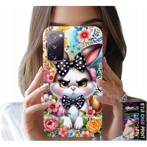 Custodia per Samsung Galaxy S20 Lite - Coniglietto pasquale, lepre, uova + vetro (1/5)