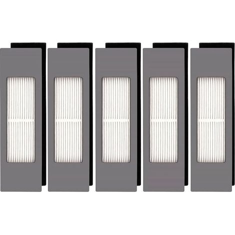 (5 Pieces) N10 HEPA Filter for Ecovacs DEEBOT OZMO N10 N10 Plus 920 950 T8 AIVI Max T9 T5 N5 N7 N8+ N8 Pro Plus Robot Vacuum Cleaners (1/5)