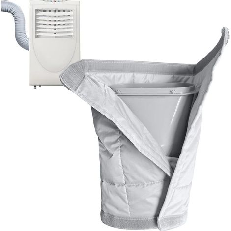 Gaine Protectrice pour Tuyau Climatiseur Gaines de Conduit Isolées Élastiques,Réduction de Chaleur par Enveloppe Isolante,pour Domicile, Chambre, Appartement, Hôtel (1/5)