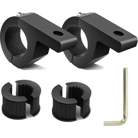 2 supports de barre de toit 19-30 mm pour feux LED, fixations pour arceau de sécurité, pour véhicules tout-terrain (1/5)