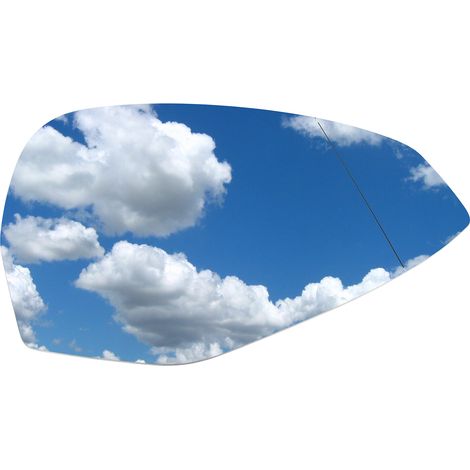 Audi A4 B9 2015- Inserto de espejo retrovisor calefactable derecho (1/5)