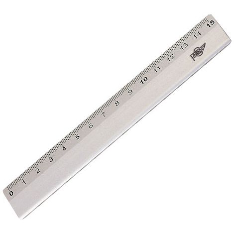 REGLA FAIBO ALUIMNIO 15CM 119-15