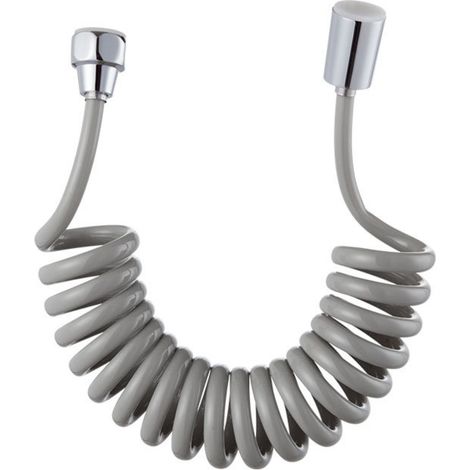 Tuyau De Douche Spiralé Rétractable - 43 cm à 2,5 m - Raccord Standard 1/2 Pouces - Pour Robinet De Salle De Bain Bidet Pulvérisateur Toilettte - 1 Pièce (1/5)