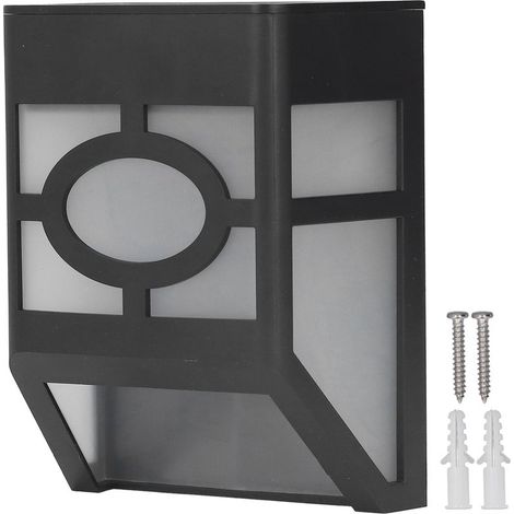 Lampadaires Solaires Extérieurs 2 LED Étanches IP44 pour Allées Jardin Terrasse Éclairage Nocturne (1/5)