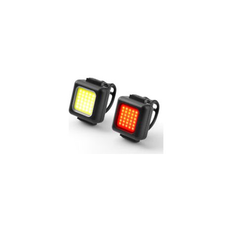 Kit di illuminazione per bicicletta: luce anteriore USB ultra luminosa + indicatori di direzione posteriori, adatti per bici da strada e mountain bike, accessori per ciclismo outdoor - Crezuo
