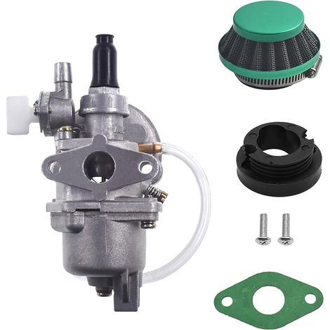 Pile de filtre à air carburateur pour mini VTT, quad, moto tout-terrain, Pocket Bike 2 temps 47cc 49cc (vert)