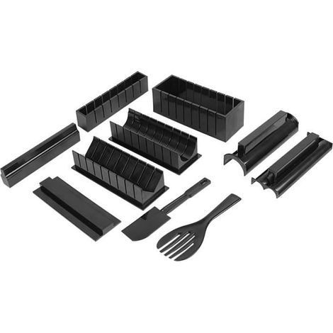 Moule à Sushi Set 10 pièces Set Sushi Tool-Noir-Ywey (1/4)