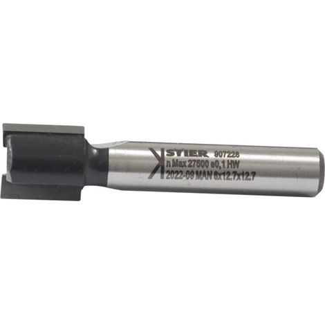 STIER Fraise charnière D12,7 × I12,7 × P8 mm (1/4)