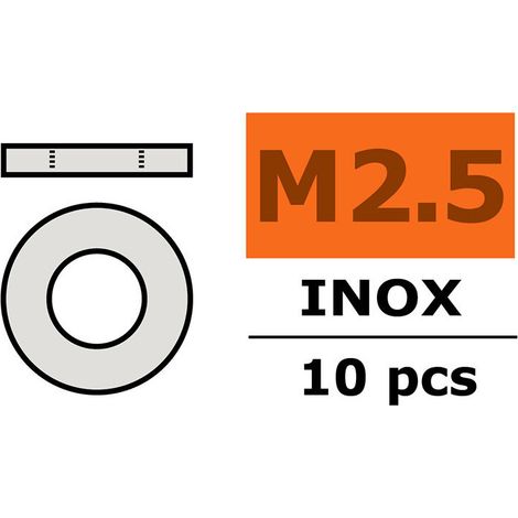 Revtec - Washer - M2 5 - Inox - 10 pcs