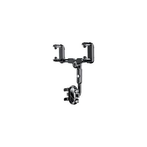 Support de téléphone de rétroviseur de voiture 360 Support de navigation rotatif pour auto (1/5)