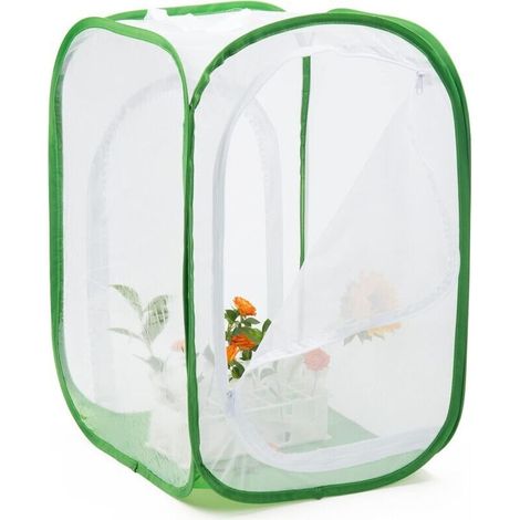 Insekten-Schmetterlings-Lebensraum-Schmetterlingsgarten-Kit Schmetterlings-Lebensraum-Käfig Faltbarer Pop-up, 60 60 90 cm (1/4)