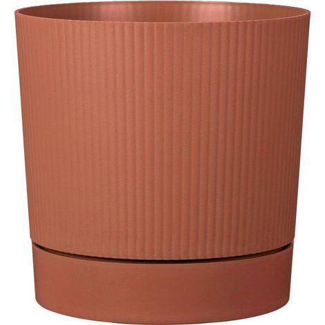 Maceta con reserva redonda - GARDEN ID - Lino - Ø 47 - 43 L - H 46 cm - Siena