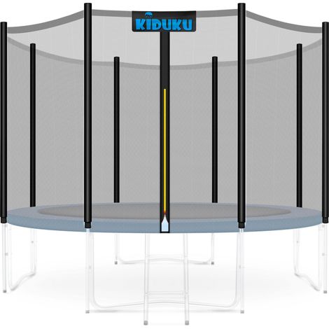 KIDUKU Rete di Sicurezza per Trampolino con Ø 244cm 305cm 366cm 427cm Rete di Ricambio per Trampolino da Giardino 427 cm (8 pali)