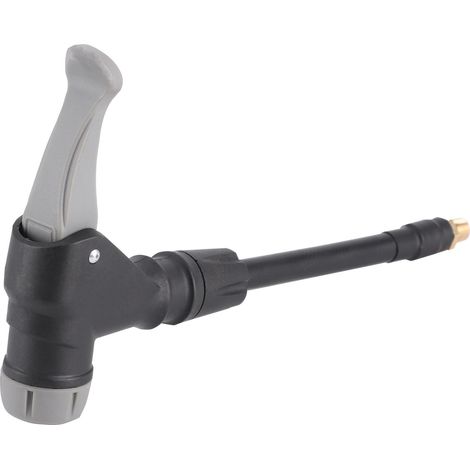 Adaptateur flexible de gonflage pneu 2-en-1, embout à air avec tuyau en caoutchouc pour valve américaine et française (1/5)