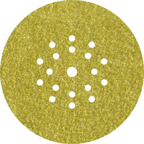 Schleifpapier K80 Ø 225 Korund gelocht für Wand- und Deckenschleifer Schleifwerkzeug & -papier