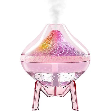 Humidificateurs pour chambre à coucher, brumisateur frais, humidificateur ultrasonique compact, mini humidificateur avec lumière LED à dégradé de couleurs, mini humidificateur pour plantes B (1/5)