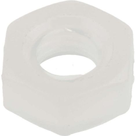 Écrou hexagonal M4 RS PRO, en Nylon ( Prix pour Sachet de 50 )