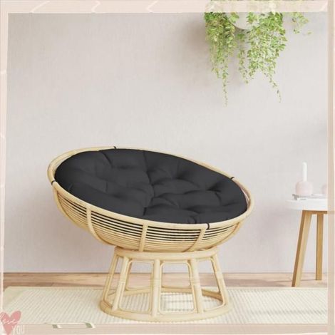 Coussin rond - VINGVO - 361969 - Ø100 x11 cm - Tissu Oxford hydrofuge - Rembourrage fibres creuses (1/5)