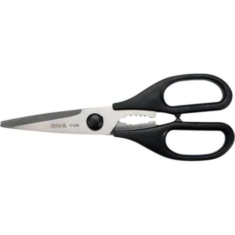 Yato, modelo YG-02366, Tijera de cocina 210mm, diseño ergonómico y resistente, ideal para cortar alimentos y uso general en la cocina (1/2)