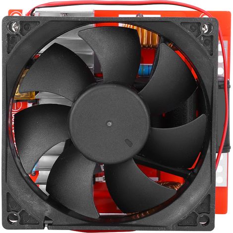 Module de plaque chauffante à induction basse tension DC24V-36V 500W ZVS, comprenant un ventilateur et une bobine chauffante. (1/5)