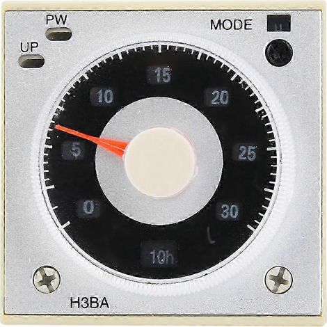 Relais temporisé multifonction 8 broches, précision élevée, minuterie 1,2s à 300h, alimentation 220VAC/24VDC/AC24V, contrôleur de temps universel (1/5)