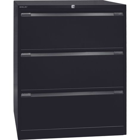 BISLEY Hängeregistratur Schrank Schwarz (1/5)