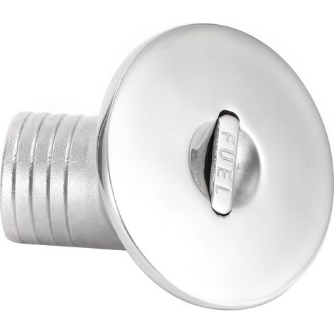 60° Bootswasser-Deckeinfüllstutzen für Kraftstofftanks, Marine-Handbefüllung mit schlüssellosem Verschluss, 38 mm (1/5)