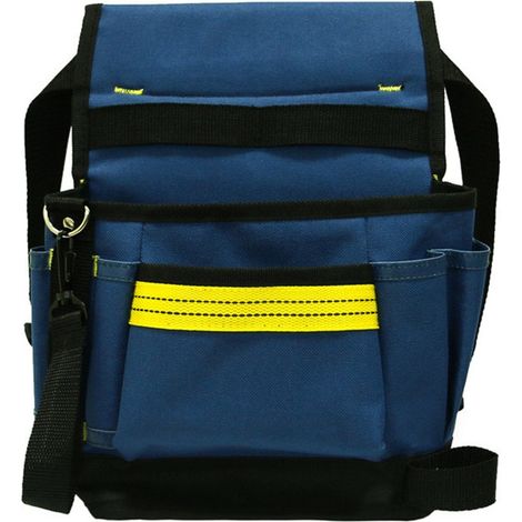 Sac banane pour outils de jardinage avec poches - Bleu (1/5)