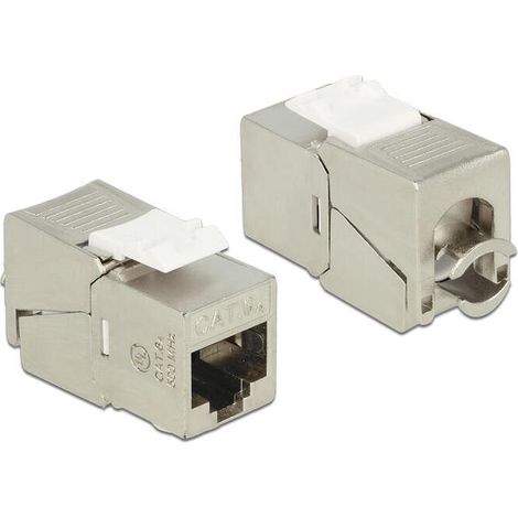 Módulo Keystone RJ-45 - DeLOCK - 86211 - Listo para instalar - Toma simple - Gris (1/2)