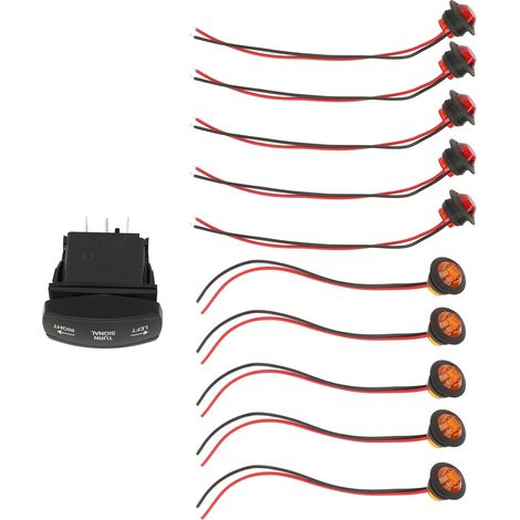 Blinkerschalter, Ersatz-Blinkerrelais-Kabelbaum für Polaris Ranger RZR ATV/UTV DC12V (1/5)
