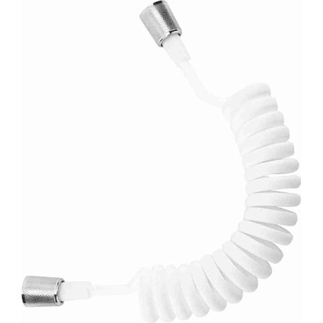 Tuyau de douche flexible à ressort en ABS pour plomberie, WC, pistolet de douchette bidet, salle de bain (1/5)