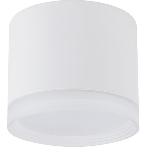 Spot plafond tube métal blanc Nowodvorski SILBA GX53 (1/5)
