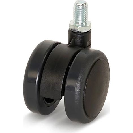 Roulette de meuble - MESO - Premium - PU - 50 mm - Tige filetée 10 x 15 mm