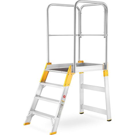 Scaletta 5 gradini - Altezza massima di lavoro 3.04m - 9505